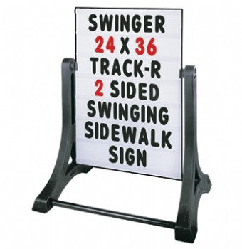 Pavement Swing Sign